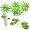 thumbnail image 4 of Namzi Cocktail Picks 100 Counts Firework Design Red White Blue Firework Picks Bamboo Toothpicks Cocktail Sticks Food Picks Independence Day Party Supplies, 4 of 5
