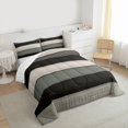thumbnail image 3 of Homewish Retro Cottage 3 Pieces Queen Comforter Set for Children Teens Adults,Lodge Cabin Ultra Soft Bedding Sets,Vintage Aesthetic Bedding Comforter Set Breathable,Lightweight Room Decor,Reversible, 3 of 8