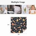 thumbnail image 5 of Easter Eggs Cloth Napkins, Carrots Spring Daisy Botanical Rustic Dark Blue Washable and Reusable Dinner Napkins Set of 4, Table Napkin for Kitchen Party Birthday Wedding Hotel Housewarming 20"x20", 5 of 9