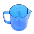 thumbnail image 3 of 600ml Acrylic Coffee Pitcher Cup With Eagle Mouth Type Water Outlet Anti Break Frothing PitcherBlue, 3 of 9