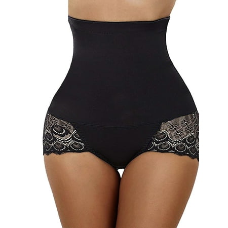 

DYMADE Women Simple High Waist Lace Hip Lifting Underpants