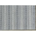thumbnail image 4 of HomeRoots 511446 10 x 14 ft. Blue Gray & Ivory Striped Hand Woven Rectangle Area Rug, 4 of 5