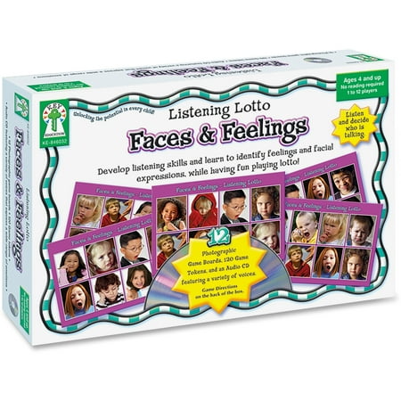 UPC: 0044222198541 | Carson Dellosa Education Grades PreK-1 Faces/Feelings Board Game