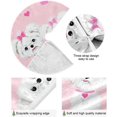 thumbnail image 2 of FMSHPON Valentine's Day Valentine's Day Cute Dog Xmas Christmas Tree Skirt Stand Mat for Holiday Party Decoration Indoor Outdoor 48 inches, 2 of 6