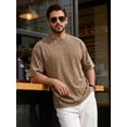 thumbnail image 3 of RICHCOIN Men's Oversized T-Shirts Loose Fit Vintage Washed Tee Unisex Short Sleeve Casual Tops, 3 of 8