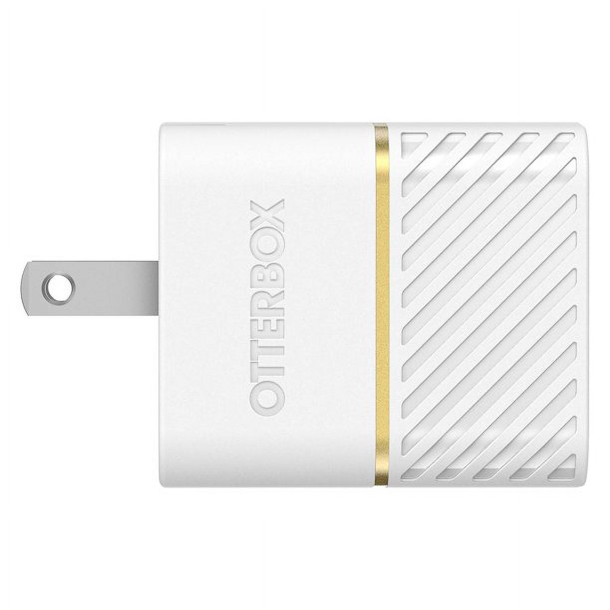 OtterBox Fast Charge USB-C Wall Charger 20W, Two-Pack - Cloud Dust White