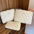 thumbnail image 2 of Matsuzay Funda para portátil con diseño de flores para protección de 15 pulgadas, funda para portátil con diseño de flores pequeñas Almacenamiento y organización del hogar blanco 13 pulgadas, 2 of 6