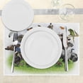 thumbnail image 3 of Ambesonne Animals Place Mats Set of 4, Wild Creatures Collage Art, Standard Size, Multicolor, 3 of 6