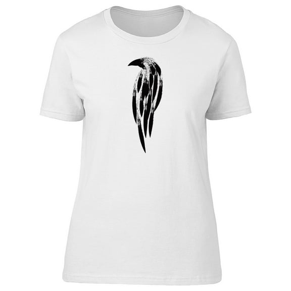 Raven Art Brush Style Tee Men's -Image by Shutterstock