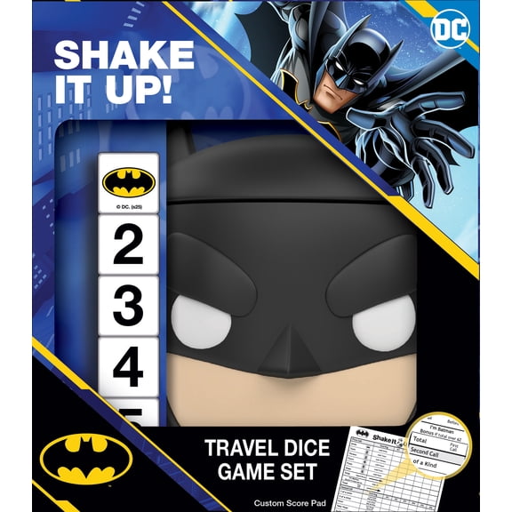 MasterPieces Batman Shake It Up Dice Game for Families | Toss Up Dice Game