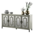 thumbnail image 4 of Twin Star Home 63" Sideboard with Geometric Mirrored Doors, 4 of 7