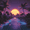 Blue Neon Road, variant on Yayeee Napkin Holder for Table Kitchen Paper Tissue Organization, Purple Neon Road