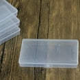 thumbnail image 2 of 6 Pcs 5.7*3.0*0.8 inches Small Plastic Transparent with Lid Box, Storage Box for Jewelry, Art DIY Crafts, Beads and Small Parts, Rectangular Empty Collection Container Case Storage Box, 2 of 8
