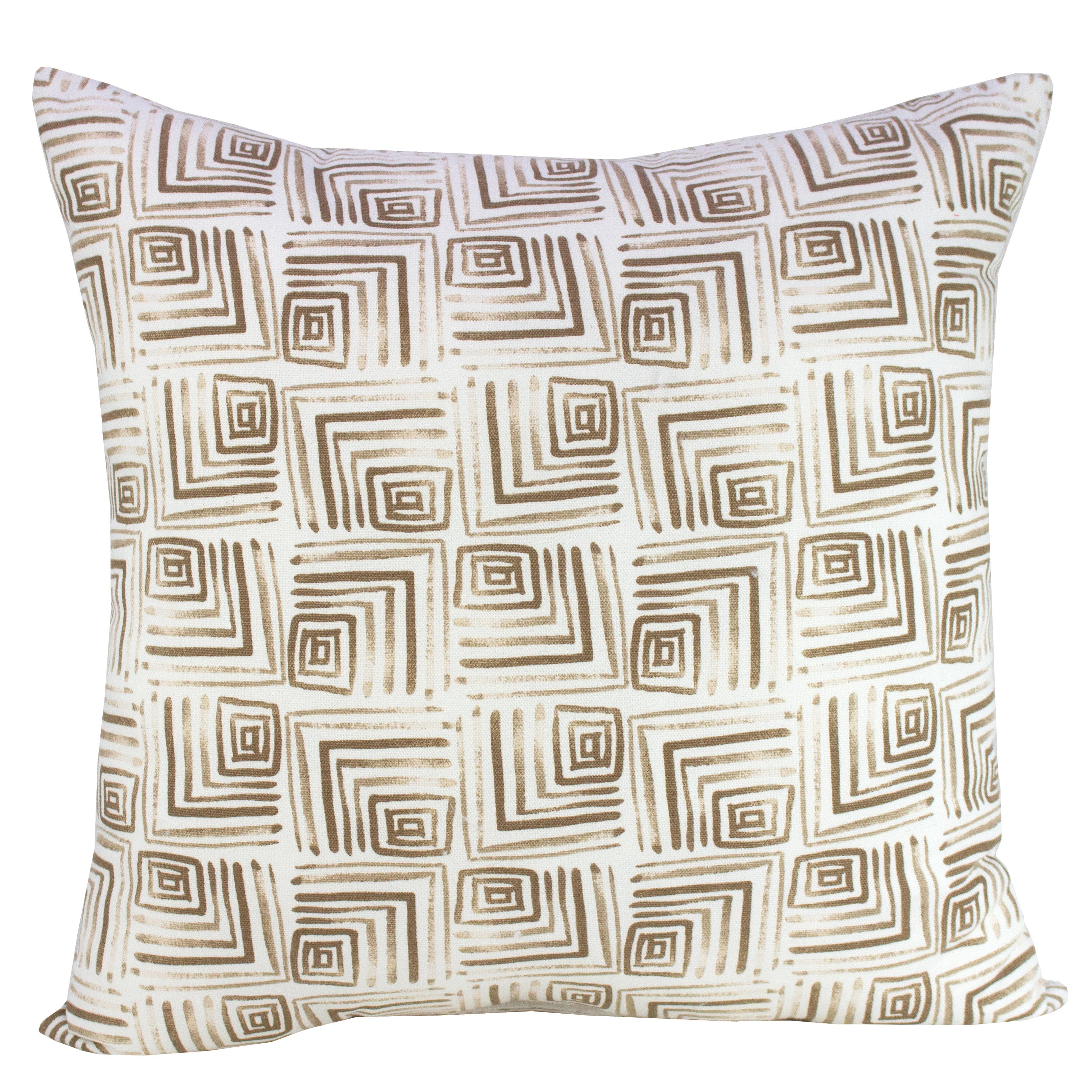 Better Homes & Gardens 100% Cotton Geo Squares Beige, 2 Yard Precut Fabric