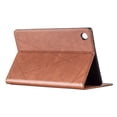 thumbnail image 3 of SaniMore Wallet Case for Samsung Galaxy Tab A8 10.5" 2022 SM-X200/X205, PU Leather Anti-scratch 4 Card Slots Anti-slip Strips Flip Stand Full Body Protective Shockproof Busienss Design, Brown, 3 of 8