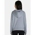 thumbnail image 3 of Avia Women's Plush Fleece Hooded Zip-Up Jacket, Sizes XS-XXXL, 3 of 5