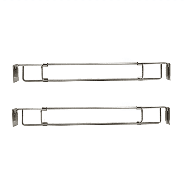 RV Secure Adjustable Bars, Stainless Steel Rods, Food&Drink Stabilizers for RV Refrigerator (2 Pack)