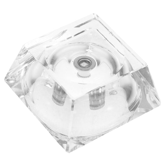 ULTNICE Crystal Led Base Clear Ring Ball Sphere Stand 1Pack For Adults Decorative Use