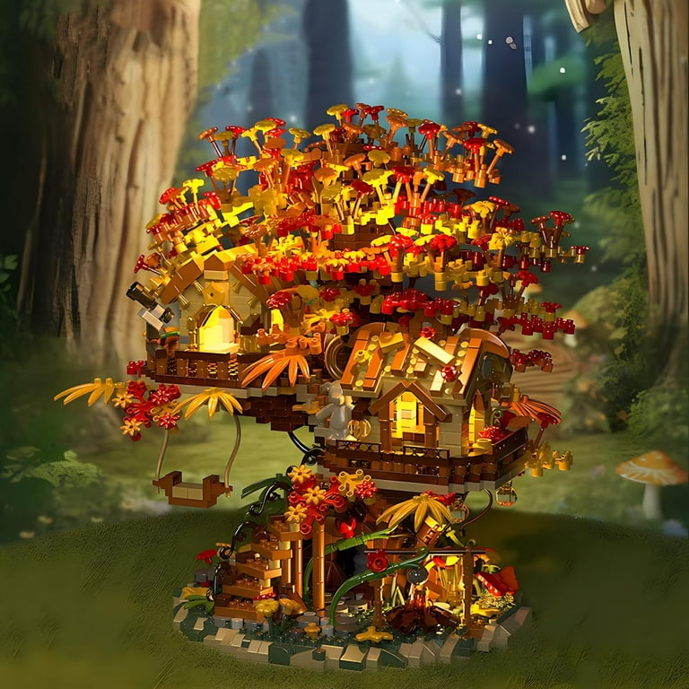 GZBrick Cherry Blossom Bonsai Tree House Building Sets Compatible with Lego  Flowers for Adults Girls 2725PCS - Walmart.com