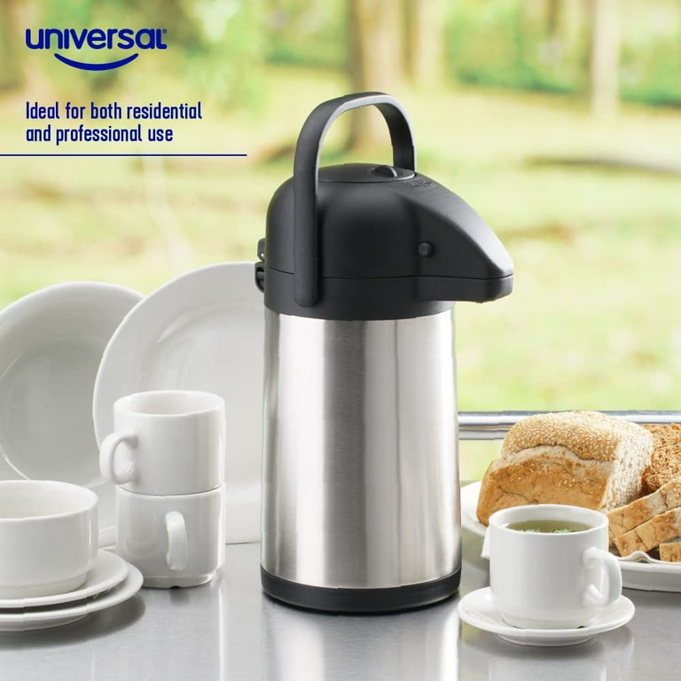 Thermal Carafe 3L Stainless Steel Airpot 24hr Hot/Cold Thermos