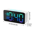 thumbnail image 2 of BallsFHK Cadmos Super Loud Alarm Clock For Heavy Sleepers Adults,Digital Clock With 7 Color NightLight,Adjustable Volume,USB Charger,Small Clocks For Bedrooms Bedside, 2 of 2