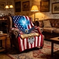 thumbnail image 1 of Independence Day Blanket Festive Flannel Blanket Soft Warm Throw Blanket For Home Sofa Bed Holiday Decoration, 1 of 9