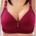 thumbnail image 1 of Sujetador superior para mujer de talla grande, estilo delgado, para mujeres de mediana edad y mayores, sin anillos de acero, que se juntan y colapsan, estilo madre, espárragos, pecho grande,, 1 of 6