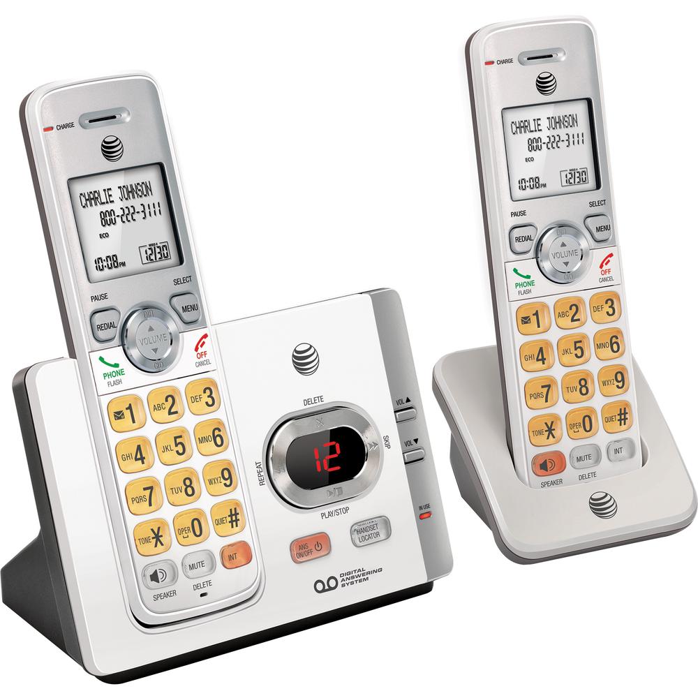 AT&T EL52215 DECT 6.0 Cordless Answering System with Caller ID/Call Waiting (2 Handsets) - image 3 of 6