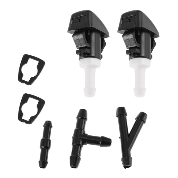 Unique Bargains Windshield Washer Nozzle for Hyundai Santa Fe 2013-2018 Plastic 1 Set