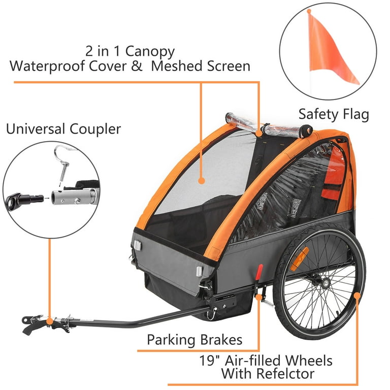 Bike trailer discount for kids walmart