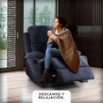 thumbnail image 2 of Sillón reclinable manual tapizado con tela Cosmobel  Brady, 2 of 7