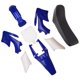 thumbnail image 1 of Juego de cojines de asiento de guardabarros de , paneles laterales de motocicleta, carcasa completa modificada para Azul Cola Carcasa de guardabarros de carenado, 1 of 3