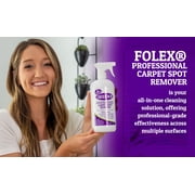 Folex Professional Carpet Cleaner Spray 34 oz Spot Cleaner for Carpet and Upholstery