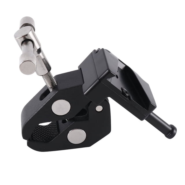 Abrazadera Super Crab con mango en T y adaptador de liberación rápida universal V-Lock para montaje de batería de cámara DSLR