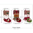 thumbnail image 3 of Calcetines de Navidad,Papá Noel, muñeco de nieve, reno, calcetines, bolsas para niños, suministros de fiesta, decoración del hogarAlce1PCS, 3 of 5