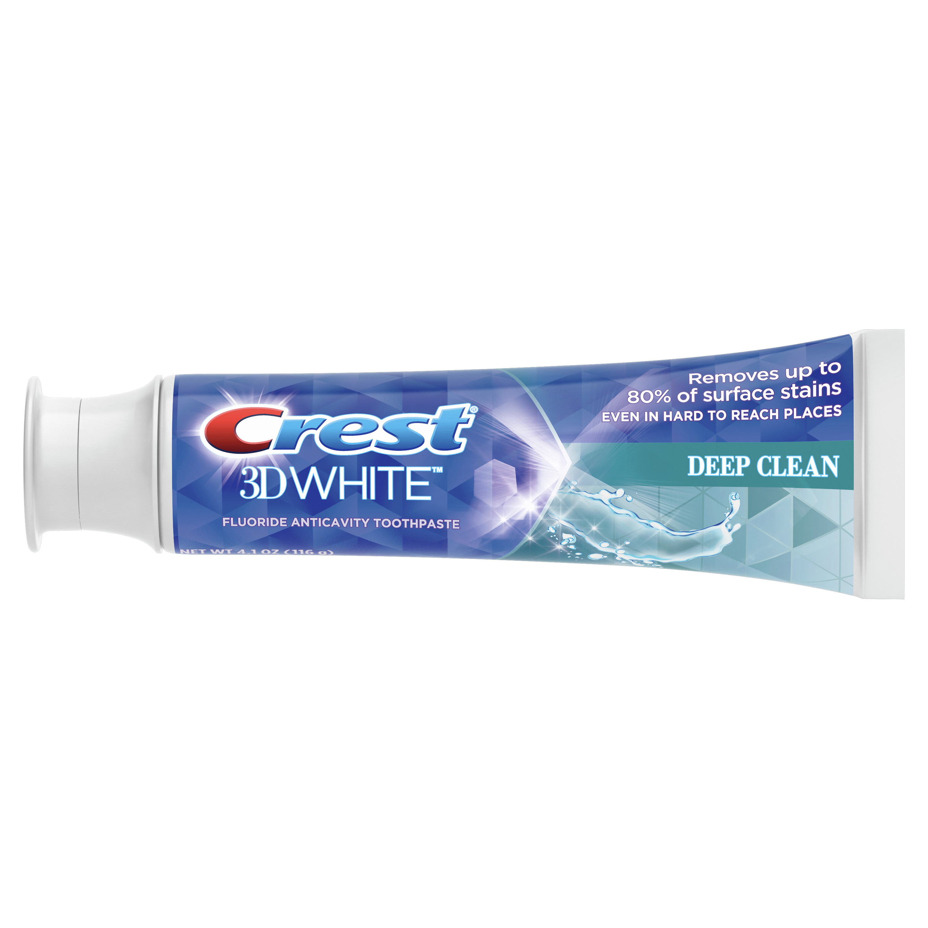 Crest 3D White, Whitening Toothpaste Deep Clean, 4.1 oz, Pack of 2 - image 3 of 5