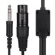 thumbnail image 4 of Cable adaptador de auriculares de aviación de doble enchufe Airbus XLR a GA, 4 of 9