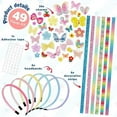 thumbnail image 3 of YOPTOP Arts and Crafts for Kids Age 6-12  Toys for 6 7 8 9 Year Old Girls | Fashion Girls Hair Accessories Craft Kit | That Allows Girls to Make Their Own Unique DIY Butterfly Hair Access, 3 of 7