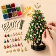 thumbnail image 5 of Aoznliie DIY Beaded Christmas Tree Kit, Diy Small Xmas Tree with Sparkling Crystal Beads & Lights, Handmade Craft for Shelf Desk Centerpiece, 5 of 8