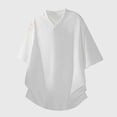 thumbnail image 5 of UAMVSH Big and Tall T Shirts for Men Breathable V Neck Short Sleeve Tops Oversized Casual Textured Summer Tees Beach Vacation Outifts, 5 of 5