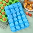 thumbnail image 3 of Oiur 2Pcs Cake Molds Silicone Muffin Pan BPA Free 24 Cupcake Tray Safe Versatile Cake Molds for Dishwasher, 3 of 8