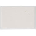 thumbnail image 1 of Cork Linen Bulletin Board x es Wood Frame (U), 1 of 11
