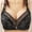 Black, variant on Women's Lace Bras Breast Lifting Underwear for Women Gathered and Anti-Sagging Wireless Thin Bra Middle-Aged Elderly Large Size Non-Magnetic Bra