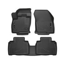 Husky Liners 98781 Weatherbeater Floor Mats Fit 2015-2024 Ford Edge - Front/2nd Seat - Black