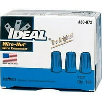 IDEAL 72B BLUE WIRE-NUT 100/PK NIC