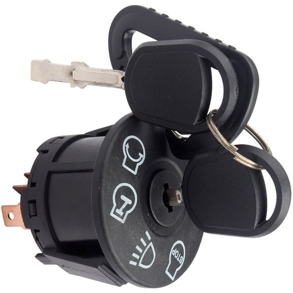GUYUTING Reliable Ignition Switch with Keys for Husqvarna 118848 532189687 539107541 John Deere Scotts Sabre Lawn Tractors