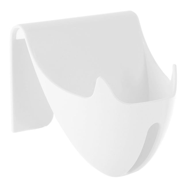 Cateissary Jabonera para ducha de baño, platos de ducha, caja de almacenamiento de jabón, drenaje, suministros de baño autoadhesivos montados en la Juegos de accesorios de baño blanco Cateissary HA001226-01