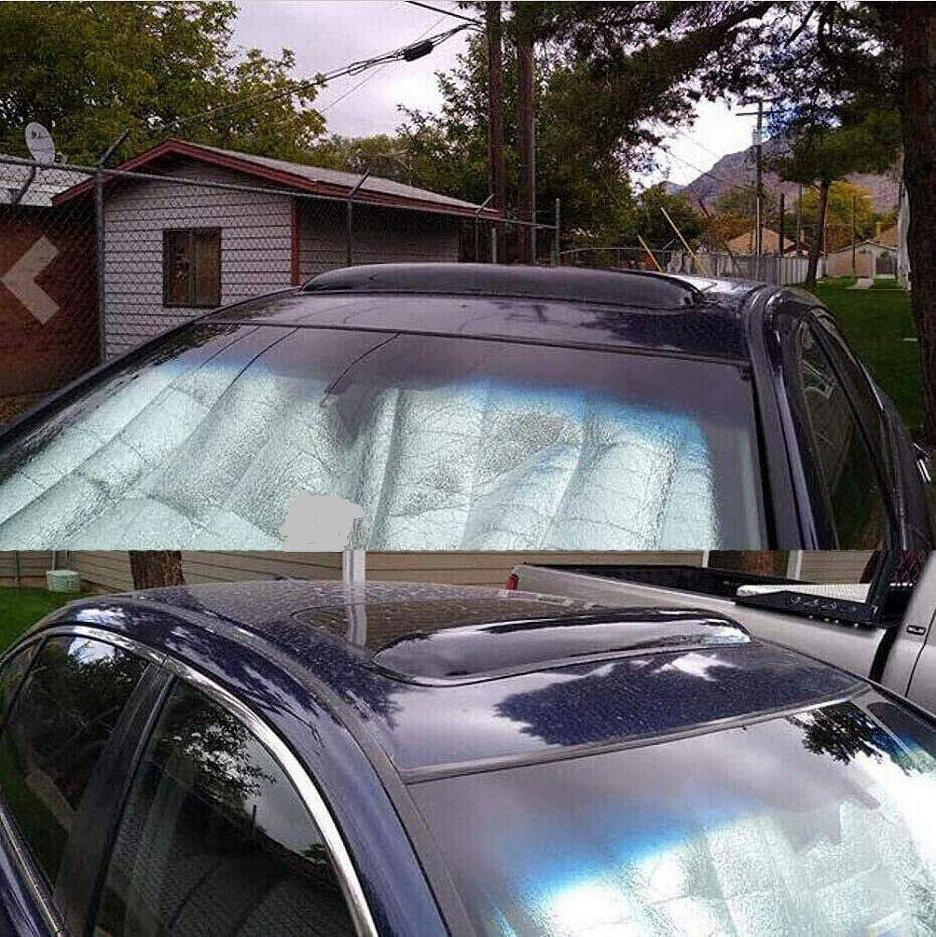 EGOESWELL RN98 38" Sun Roof Wind Deflector, Acrylic Auto Sunroof Wind Guard, Car Moonroof Window Visor, Sun Shade, Wind Noise Reducer, Rain Guard, 1PC