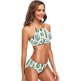 thumbnail image 6 of Dreamtimes Exotic Cactus Plants and Flowers Swimsuits Padded Bikini Sets Sexy Swimwear for Women, Medium, 6 of 7
