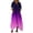 A31 Purple, variant on Maxi Kaftan Dresses for Women with Pockets 3/4 Sleeve V Neck Gradient Summer Dress Comfy Daily Wear Oversized Vacation Sundresses XXL
